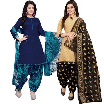 Multicolor floral print cotton poly salwar 1