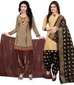 Multicolor floral print cotton poly salwar