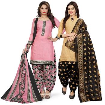 Multicolor floral print cotton poly salwar 1