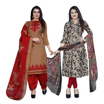Multicolor floral print cotton poly salwar 1