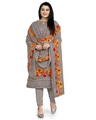 Multicolor floral print cotton poly salwar 2