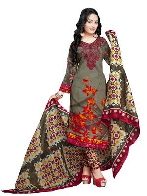 Multicolor floral print cotton poly salwar 3