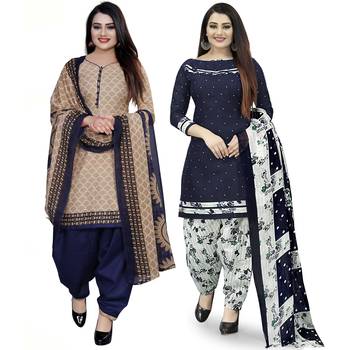 Multicolor floral print cotton poly salwar 1