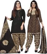 Multicolor floral print cotton poly salwar