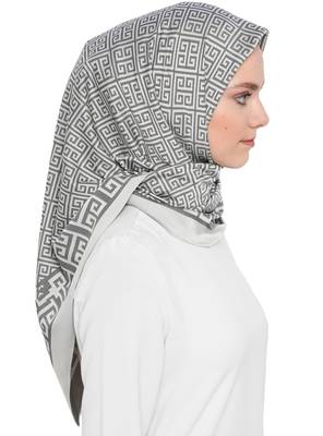 JSDC Women's Daily Wear Crepe Silk Printed Square Hijab Stole Dupatta 3
