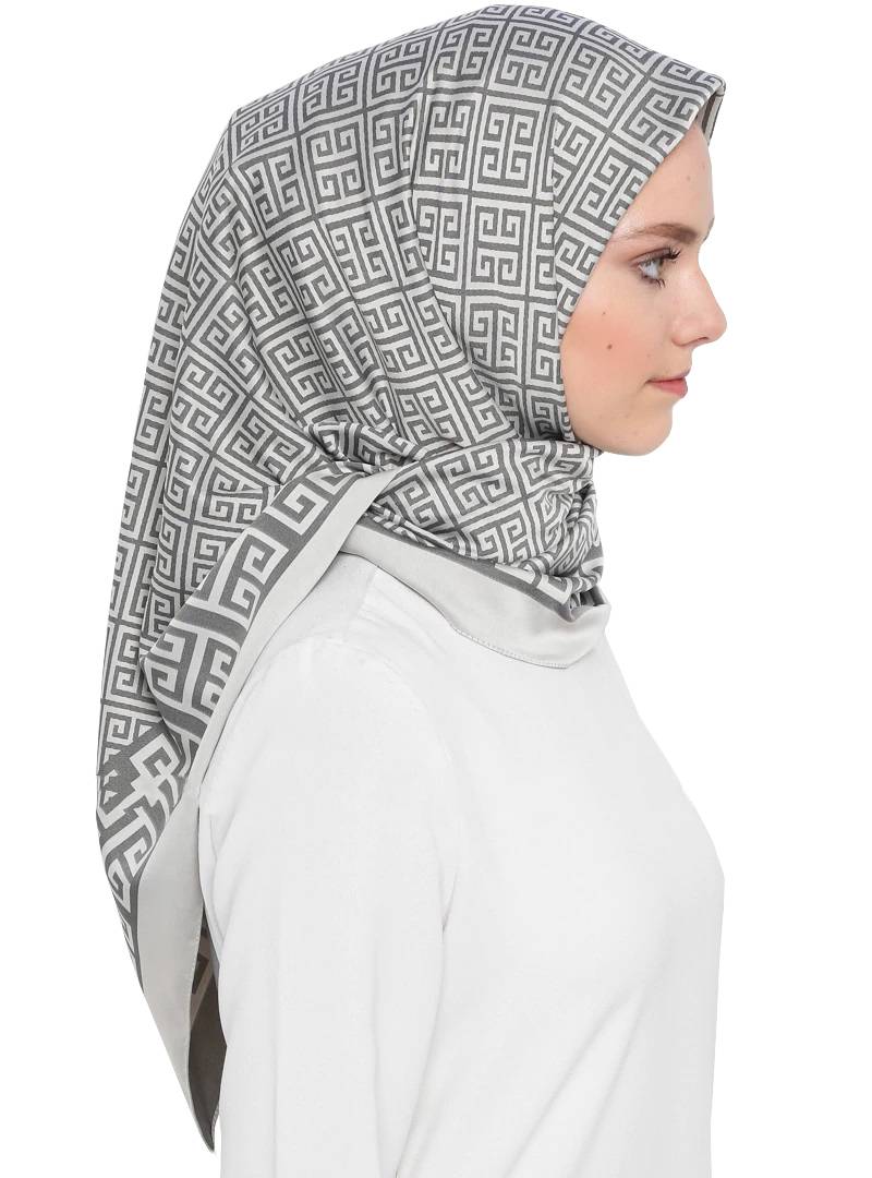 JSDC Women's Daily Wear Crepe Silk Printed Square Hijab Stole Dupatta