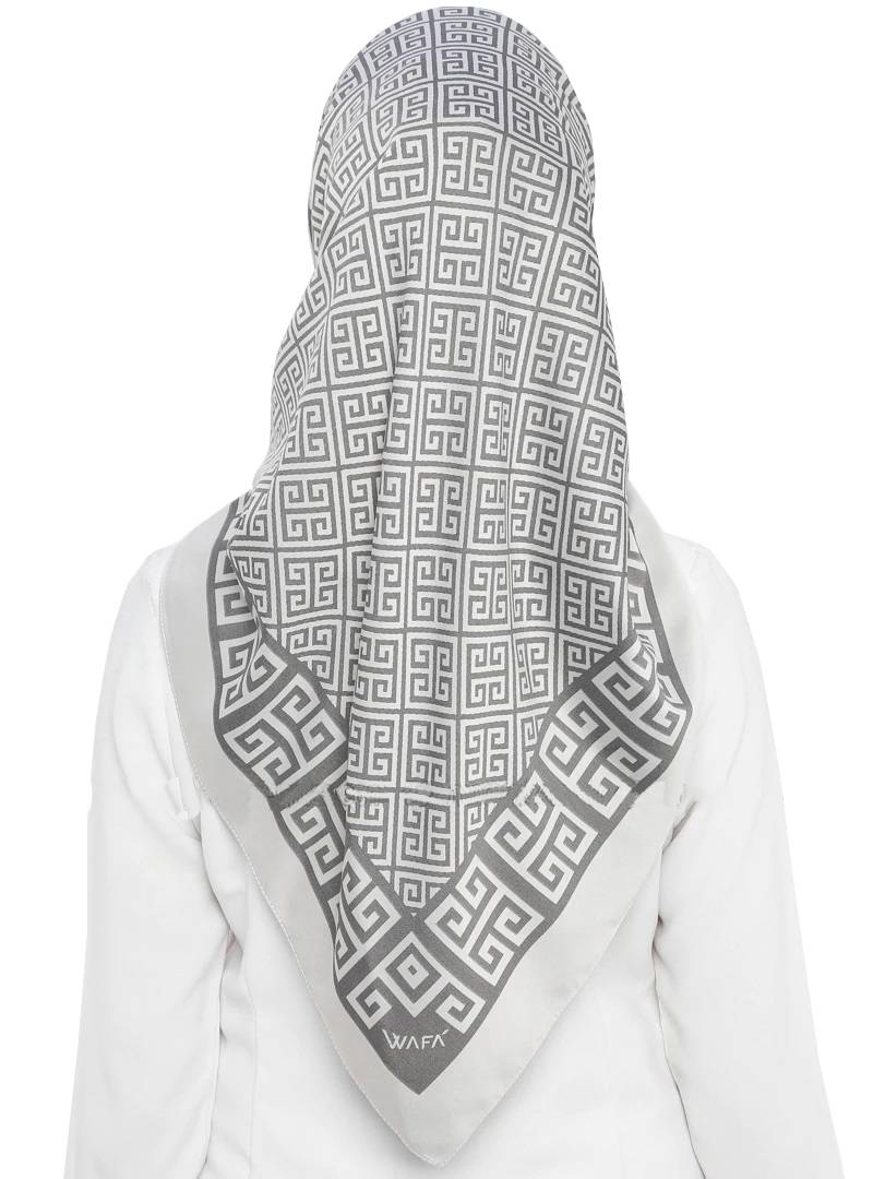 JSDC Women's Daily Wear Crepe Silk Printed Square Hijab Stole Dupatta