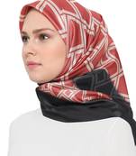 JSDC Women's Outdoor Wear Crepe Silk Printed Square Stole Dupatta