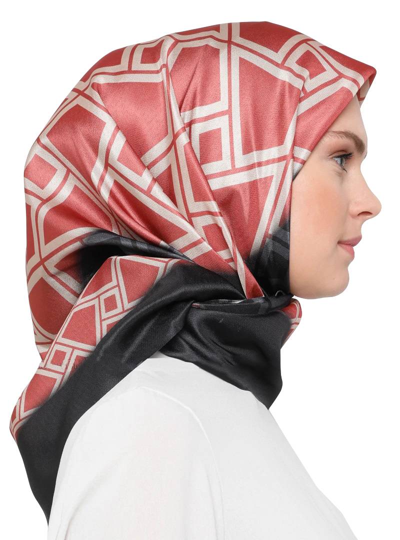 JSDC Women's Outdoor Wear Crepe Silk Printed Square Stole Dupatta