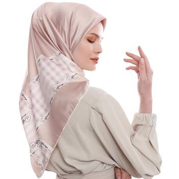 JSDC Women's Islamic Wear Smoothy Silk Printed Stole Hijab Dupatta 2