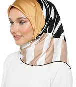 JSDC Women's Occasion Wear Crepe Silk Printed Hijab Scarf Dupatta