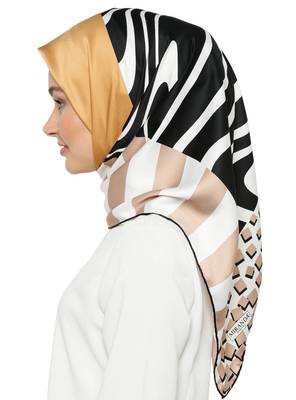 JSDC Women's Occasion Wear Crepe Silk Printed Hijab Scarf Dupatta 3