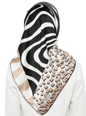 JSDC Women's Occasion Wear Crepe Silk Printed Hijab Scarf Dupatta 4