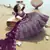 Wine embroidered net semi stitched lehenga