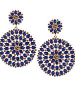 Blue diamond earrings