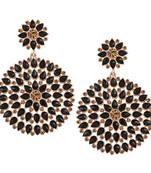 Black diamond earrings