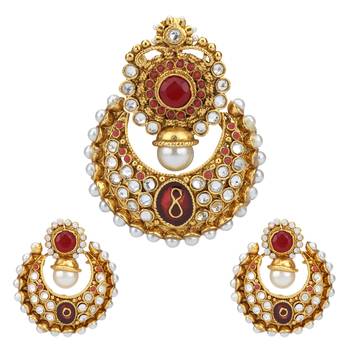Maroon necklace-sets 1