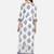 Vbuyz Women's Floral Print Straight Cotton White Kurta With Palazzo