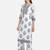 Vbuyz Women's Floral Print Straight Cotton White Kurta With Palazzo