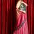 Dark grey patli pallu cotton silk saree with blouse