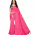 Pink Stone Work Art Silk Saree With Blouse For Women