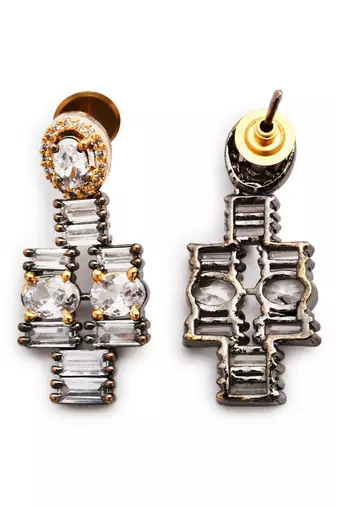 Ruby Raang Studio American Diamond Jewelry Set