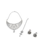 Ruby Raang Studio American Diamond Jewelry Set
