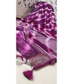 Multicolor Tie & Dye (Shibori print ) Handloom Cotton Linen Saree?