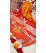 Multicolor Tie & Dye (Shibori print ) Handloom Cotton Linen Saree?