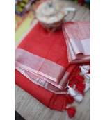 Multicolor Handcrafted Semi-Linen Saree with Blouse Piece?