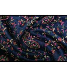 multicolor Handcrafted Silk linen saree with embroidery work