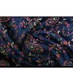 multicolor Handcrafted Silk linen saree with embroidery work