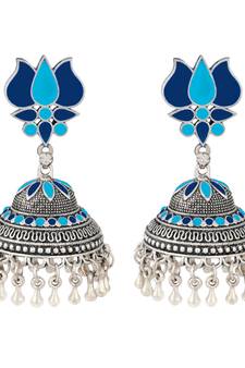 Blue earrings
