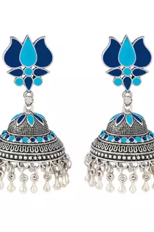 Blue earrings