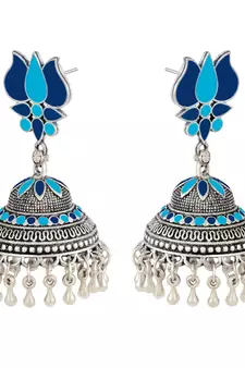Blue earrings
