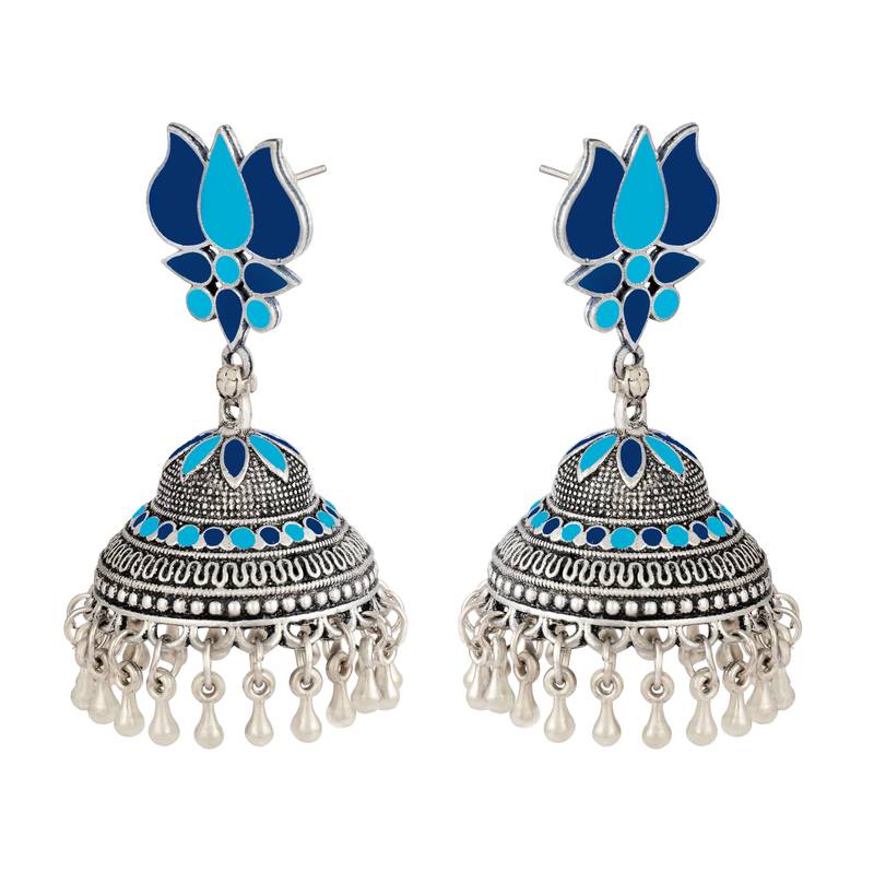 Blue earrings