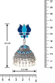 Blue earrings