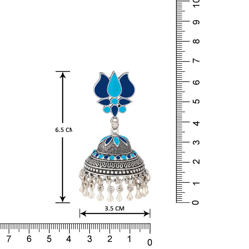 Blue earrings