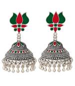 Green earrings