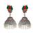 Green earrings