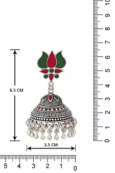 Green earrings