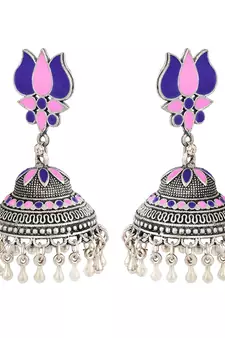 Blue earrings