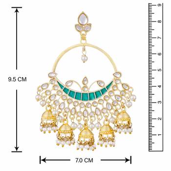 Turquoise pearl earrings 3