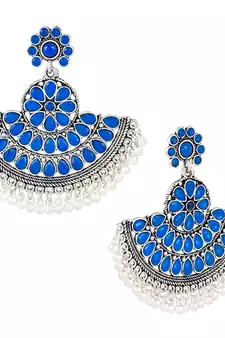 Blue earrings