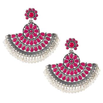 Purple earrings 1
