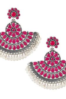 Purple earrings
