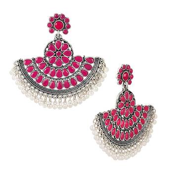 Purple earrings 2