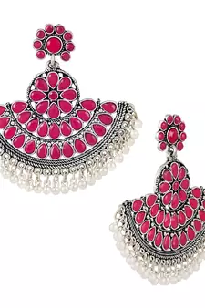 Purple earrings