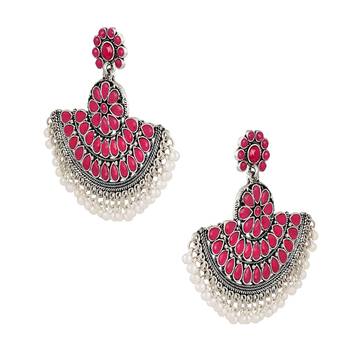 Purple earrings 3