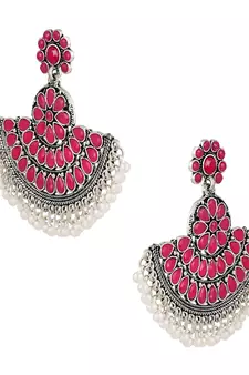 Purple earrings